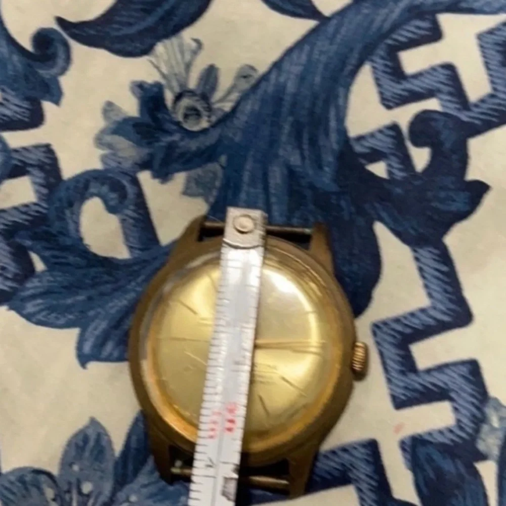 Mortima & Jean Cardot Gold Face Watch Collectible